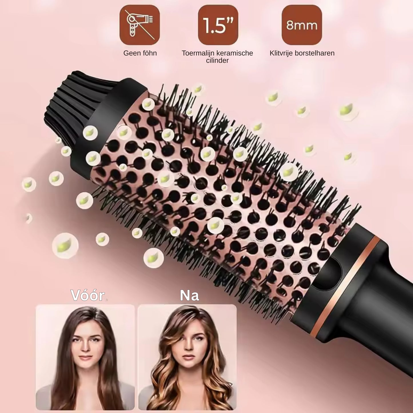 3-in-1 stylingborstel