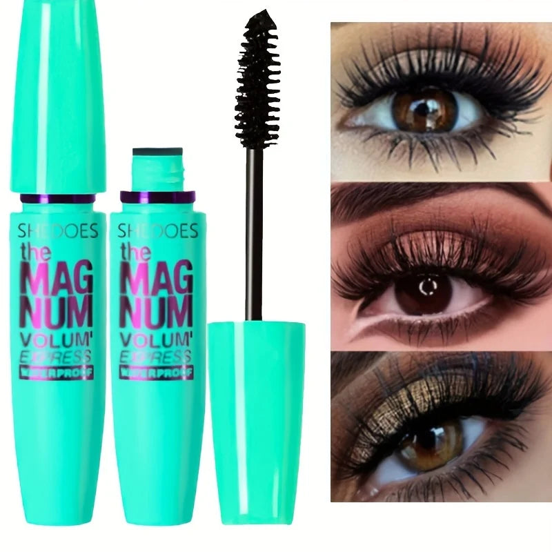 4D Zwarte Mascara voor Dikte, Lengte en Krul – Waterproof Vezel Mascara met Precisieborstel 2
