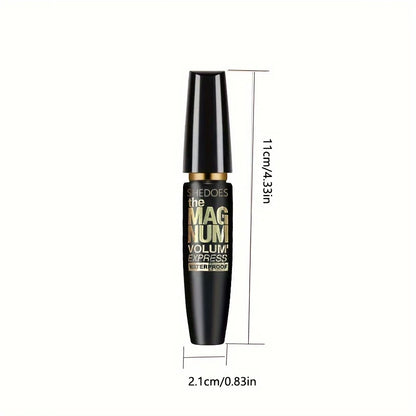 4D Zwarte Mascara voor Dikte, Lengte en Krul – Waterproof Vezel Mascara met Precisieborstel 5
