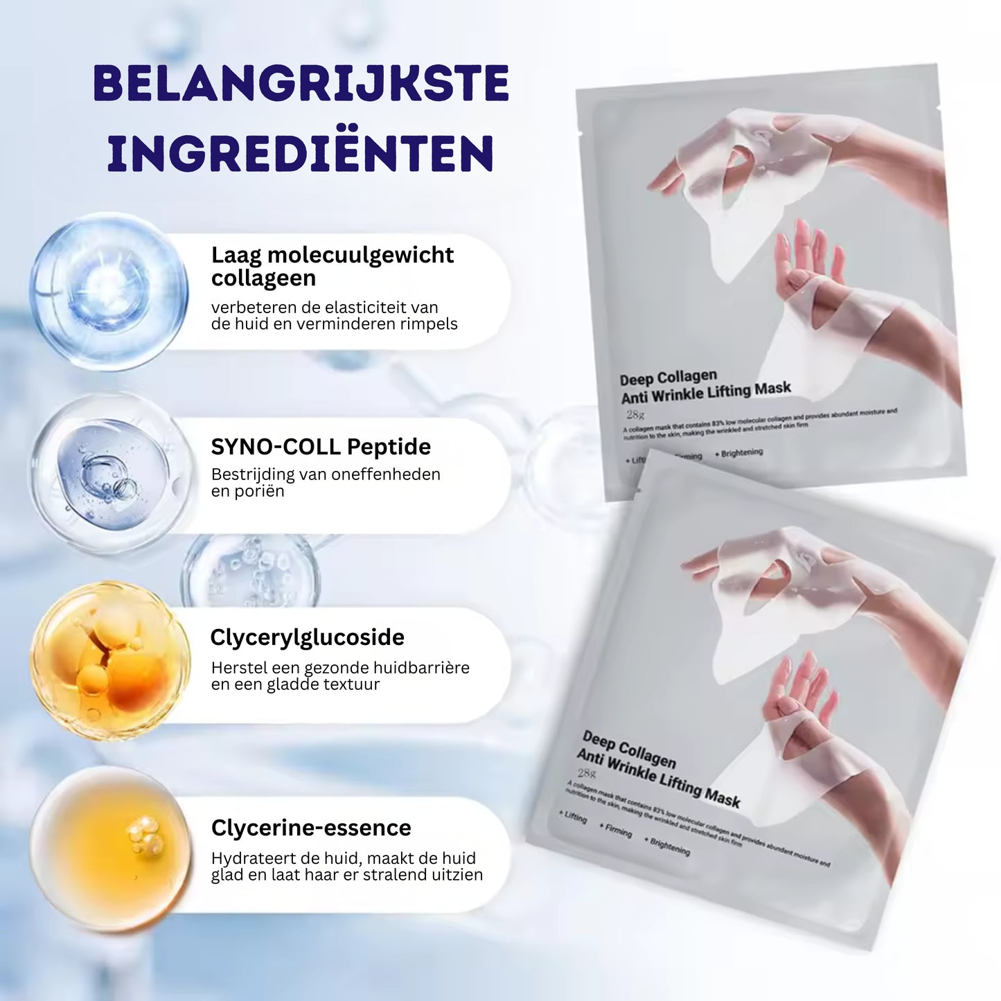 Diepwerkend collageen liftend masker
