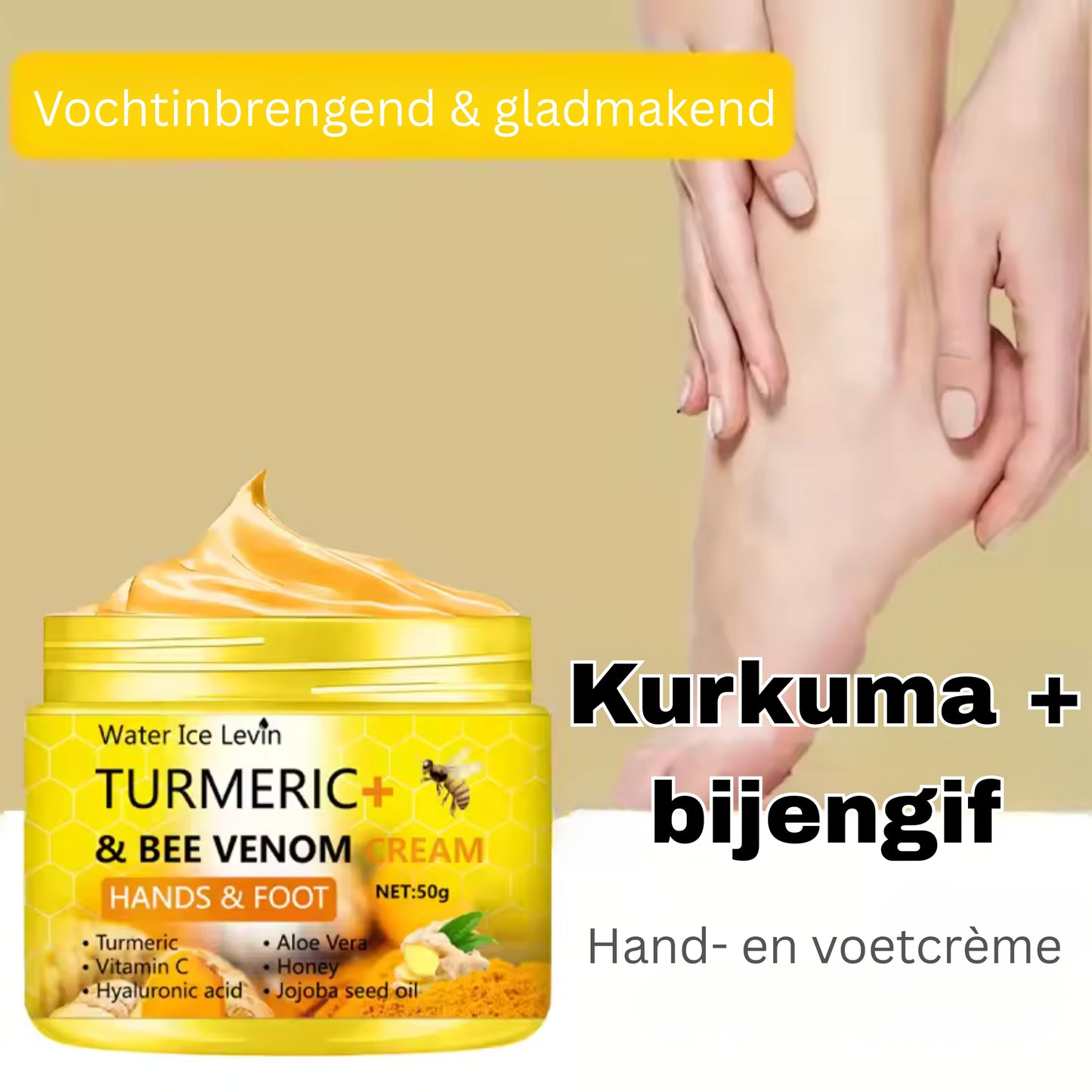 Kurkuma voetcrème