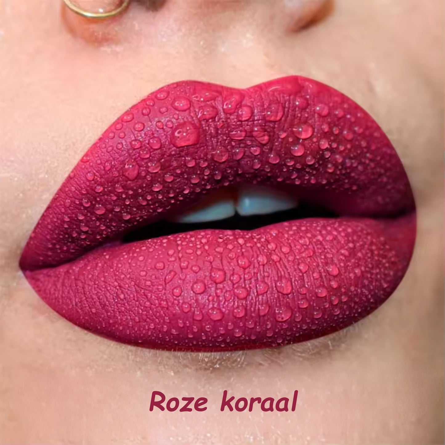 Waterproof matte lippenstift
