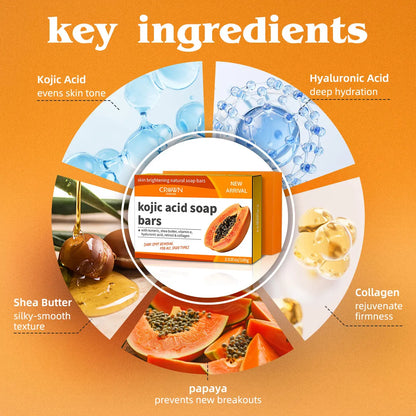 Kojic Zuur Papaya Zeep