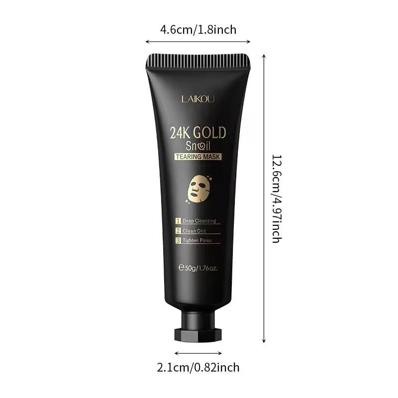 24k gouden peelingmasker