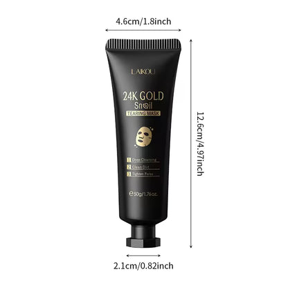24k gouden peelingmasker