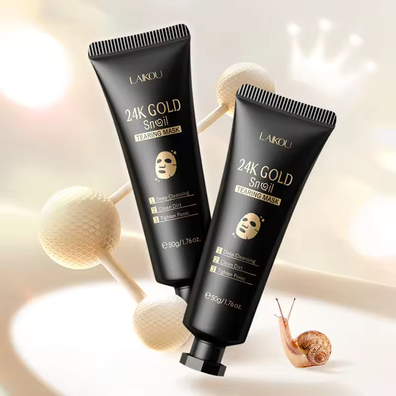 24k gouden peelingmasker