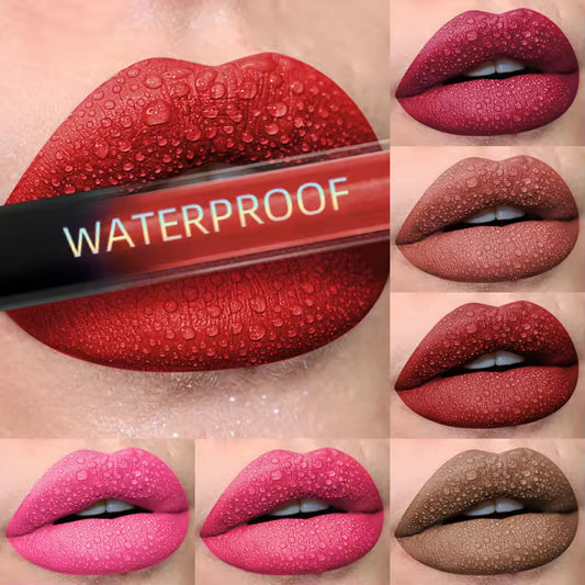 Waterproof matte lippenstift
