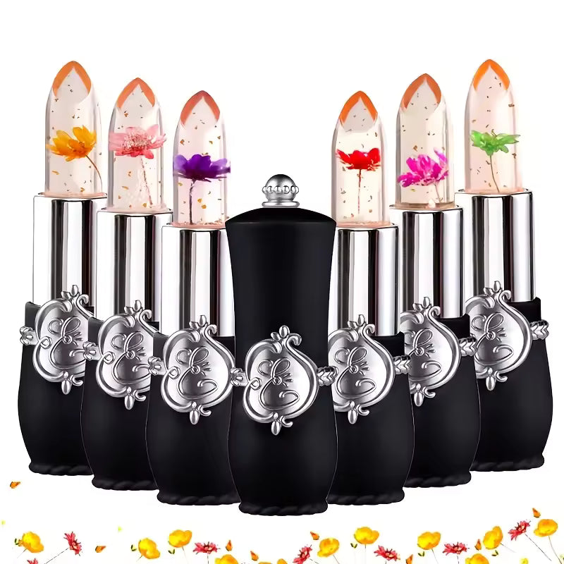 Bloemengelei-lippenstift