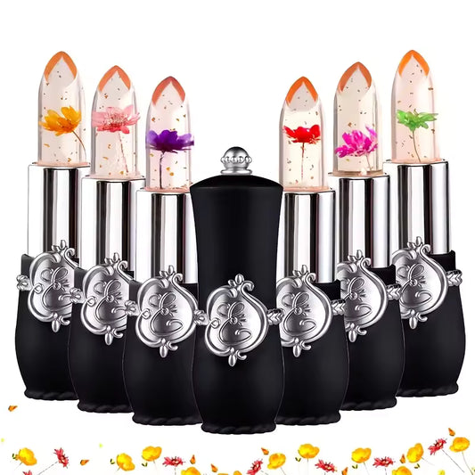 Bloemengelei-lippenstift