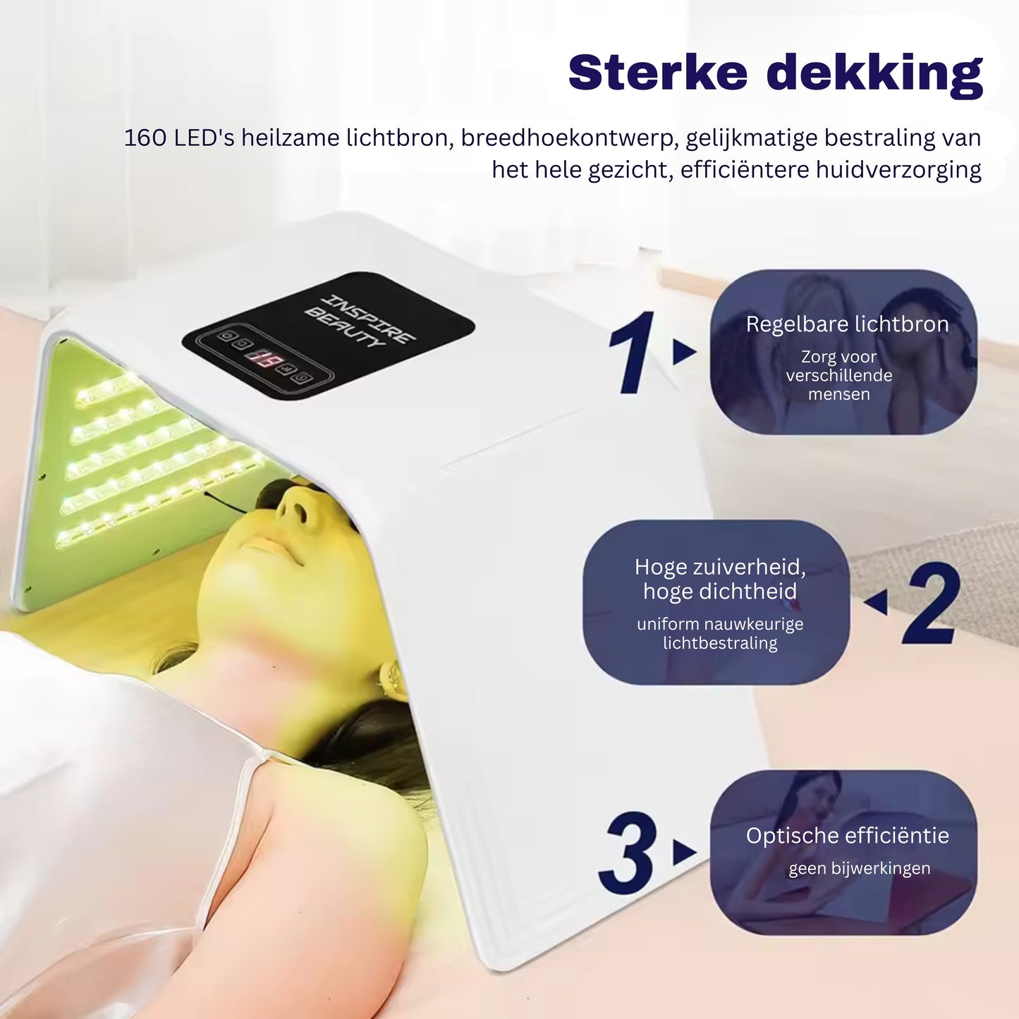 7 kleuren LED-fotonenmachine