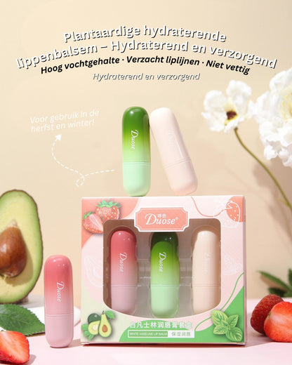 Fruitige lippenbalsemset