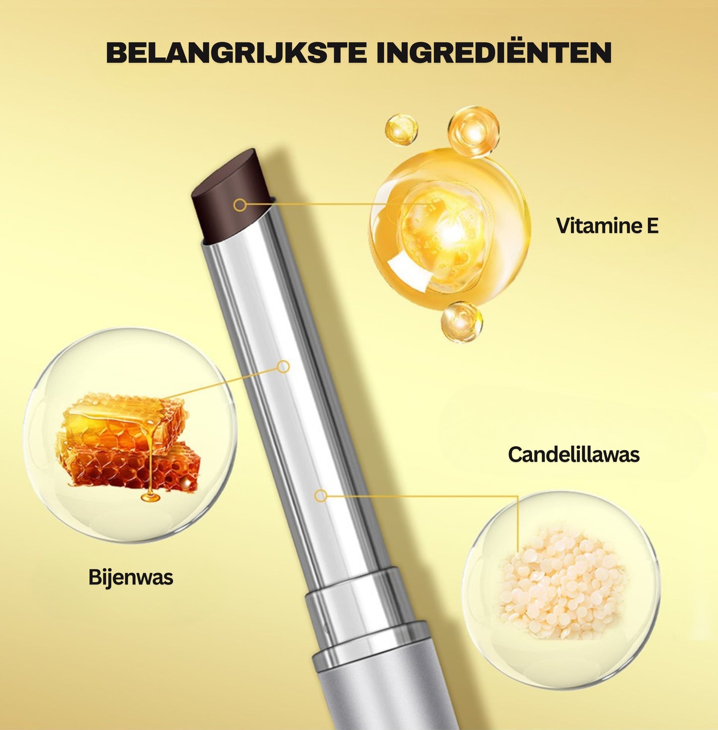 Zwarte honing lippenbalsem